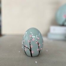 Dea'rt İstanbul Seramik Paskalya Yumurta Seti Sakura Desenli