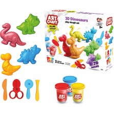 Art Craft 3D Dinozorlar Hamur Set 168 Gr.