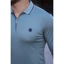 Edenbergs Çizgili Yaka Polo Tişört