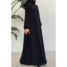 Ande Tesettür Duru Elbise - Siyah