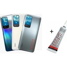 SDT Redmi 10 Arka Batarya Pil Kapağı Deniz Mavisi (B7000 15 ml Yapıştırıcı)