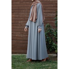 Ande Tesettür Mahinur Elbise - Gri