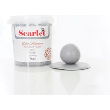 Scarlet Şeker Hamuru Gri 1 kg