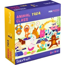 Doerkids Hayvanlar Yoga Sınıfı Mini Puzzle