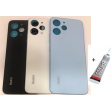SDT Redmi 12 Arka Batarya Pil Kapağı Onyx Gray (B7000 15 ml Yapıştırıcı)