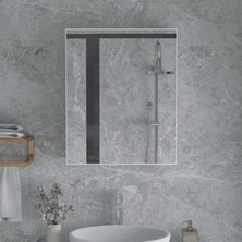 Nossa 60'lık Lavabo Üstü Tek Kapaklı Aynalı Banyo Dolabı, Aynalı Dolap, Çok Amaçlı Dolap