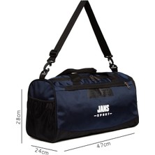 Derims Unisex Ayakkabı Bölmeli Lacivert Spor Çanta, Fıtness Çantası