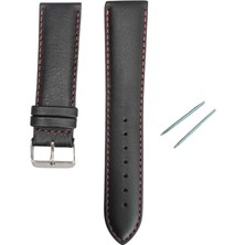 RC3001R Records Deri Kayış - Bl-Red - 24MM