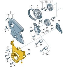 Vass41 Audi A4 1995-2000 1.8t Adr Triger Kayışı Alt Kapağı 058109175B