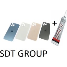 SDT iPhone 12 Pro Arka Batarya Pil Kapağı Altın (B7000 15 ml Yapıştırıcı)