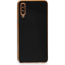 Newface Samsung Galaxy A70 Kılıf Volet Silikon - Siyah 13