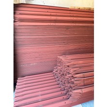 Fay-Tel Bahçe Çit Direği 40X40X3 mm 170 cm 10 Adet - Antipas Boyalı-Delikli-Sivri Uçlu