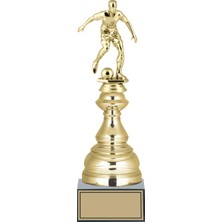 Odak Futbol Figürlü Ödül Kupası-Okul Kupası - Hediye Kupa 30 cm FG024