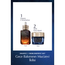 Estee Lauder Gece Bakımının Mucizevi İkilisi Onarıcı Set - Serum 75ml, Bounce Crème 50ml