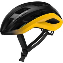 Lazer Strada Kineticore Ce-Cpsc  Kask Mat Siyah Maple Sarı (M 55/59)