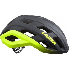 Lazer Strada Kineticore Ce-Cpsc  Kask Matte Koyu Gri Flash Sarı (L 58/61)