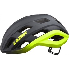 Lazer Strada Kineticore Ce-Cpsc  Kask Matte Koyu Gri Flash Sarı (L 58/61)