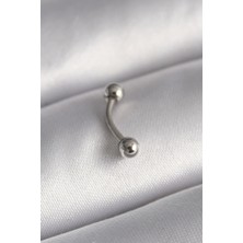 Mustran 316L Çelik Gümüş Renk Topçuk Model Piercing