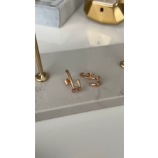 Su Perisi Takı Bijuteri Vip Seri Gold J Model Küpe