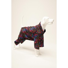 A40 Dısco İçi Polar Su Geçirmez Köpek Yağmurluğu L