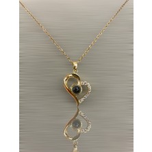 Wisteria Jewelry 100 Dilde Seni Seviyorum Yazılı Gold Çelik Kolye 316L