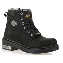 Scooter Bağcıklı ve Fermuarlı Erkek Bot Hakiki Deri Malzeme ile Rahat ve Şık Tasarım