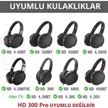 Novstrap Sennheiser Hd4.30-Hd4.40-Hd4.50 BTNC-HD400-450BT-300-350BT-458BT ile Uyumlu Kulaklık Pedi Süngeri