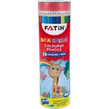 Fatih Kuru Boya Tüplü 36 Renk Tam Boy