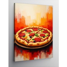 Tablomega Kanvas Tablo Lezzetli Pizza Zamanı