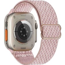 Apple Watch Seri 10 9 8 7 6 Se 5 4 3 2 1 Ultra 1/2 (42-44-45-46-49) mm Uyumlu Elastik Ayarlanabilir Kayış