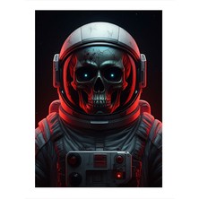 Tablomega Uzayın Karanlık Yüzü Model Ahşap Tablo 18CM x 27CM