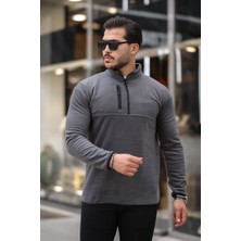 Roberto Bornova Polar Yarım Fermuar Sweatshirt