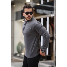 Roberto Bornova Polar Yarım Fermuar Sweatshirt