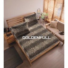 Leopar Lastikli Çarşaf Takımı