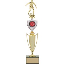 Odak Futbol Figürlü Ödül Kupası-Okul Kupası - Hediye Kupa 45 cm FG042