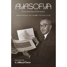 Ayasofya Dergi 36. Sayı  - Kasım - Aralık 2024