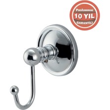 Çelik Banyo Paslanmaz Pirinç Bella Klasik Tekli Askılık