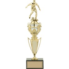 Odak Futbol Figürlü Ödül Kupası-Okul Kupası - Hediye Kupa 37 cm FG044