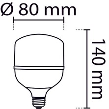 Noas 20W LED Torch Ampul Beyaz Işık 6500K Tasarruflu Ampul