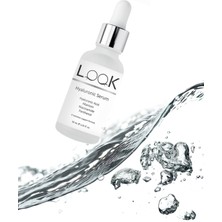 Look Hyaluronic Acid Serum - Hyaluronik Asit Nemlendirici Yenileyici Yumuşatıcı HA B3 - B5 - E Vitaminleri Koruyucu Cilt Bakım Serumu 30 ml