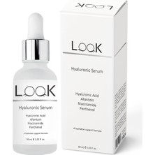Look Hyaluronic Acid Serum - Hyaluronik Asit Nemlendirici Yenileyici Yumuşatıcı HA B3 - B5 - E Vitaminleri Koruyucu Cilt Bakım Serumu 30 ml