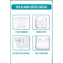 Fithome 5 Parça Modüler Çekmece Düzenleyici Kepçelik ve Bıçak Organizer