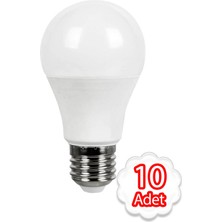 10W E27 Duy LED Ampul Beyaz Işık 6500 Kelvin