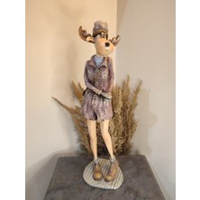 Gardenya Geyik Kadın Polyester Dekoratif Obje & Biblo