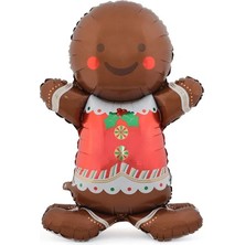 Düvenci Ticaret Büyük Ayaklı Kurabiye Adam Folyo Balon 8514