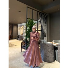 Gül Kurusu  Bella Tesettür Abiye