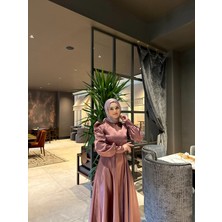 Gül Kurusu  Bella Tesettür Abiye