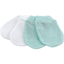 Organik Elegance Kız Bebek Eldiveni - 2'li Paket.