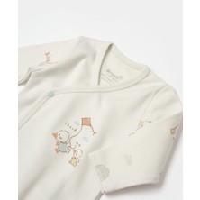 Elegance Erkek Bebek Çıtçıtlı Teach Me Organik Zıbın