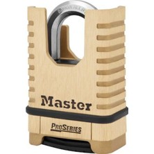 Master Lock, Pirinç, Asma Kilit, Proseries 2-1/4 Inç Genişliğinde Kendi Şifreli Kilidinizi Ayarlayın, 1177D, 15,3 cm x 7,5 cm x 3,5 cm
